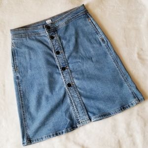 SALE!!N62 Denim  buttom down Skirt